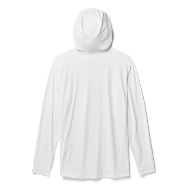 White Yeti Hooded Long Sleeve Sunshirt Sunshirts | EJVBAH-610