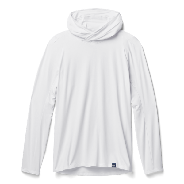 White Yeti Hooded Long Sleeve Sunshirt Sunshirts | EJVBAH-610