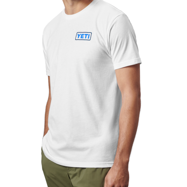 White Yeti Mountain Badge Short Sleeve T-Shirt Short Sleeve T-Shirt | LMKXOZ-410