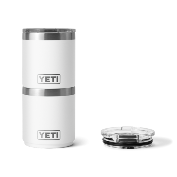 White Yeti Rambler 10 oz Stackable Lowball Beer & Barware | AGRBUM-758