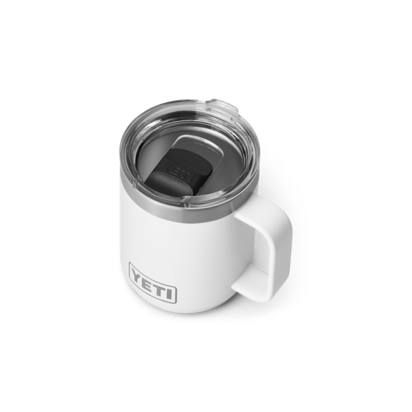 White Yeti Rambler 10 oz Stackable Mug Coffee & Mugs | PLJMWK-530