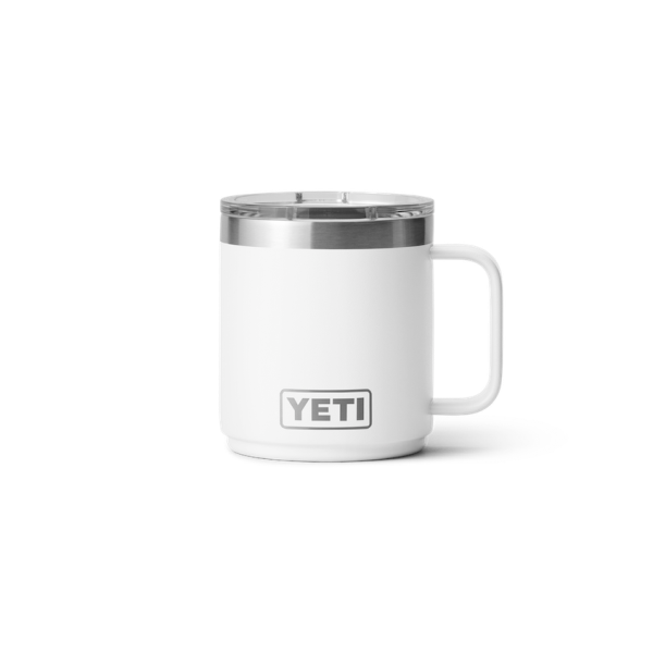 White Yeti Rambler 10 oz Stackable Mug Coffee & Mugs | PLJMWK-530