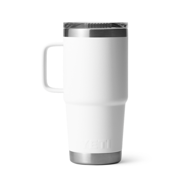 White Yeti Rambler 20 oz Travel Mug Tumblers | QHORWF-017