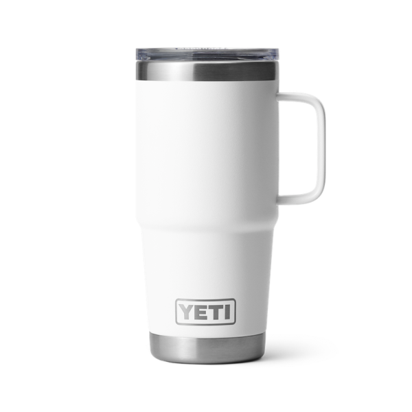 White Yeti Rambler 20 oz Travel Mug Tumblers | QHORWF-017