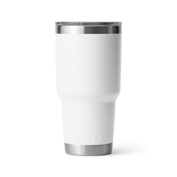 White Yeti Rambler 30 oz Tumbler Tumblers | MLNPUK-914