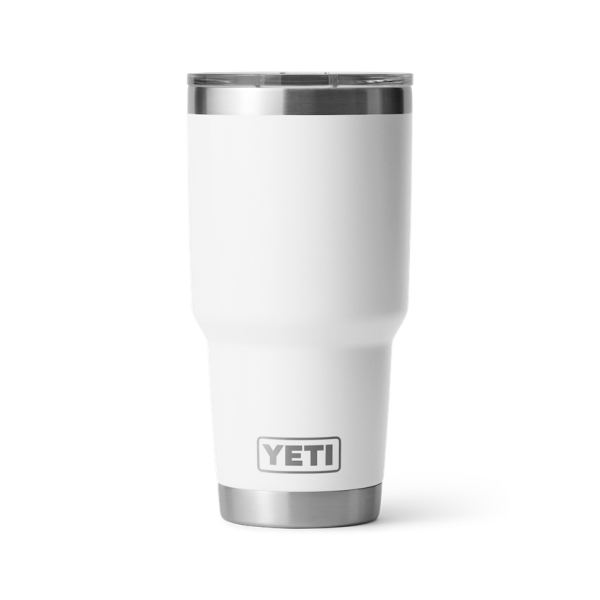 White Yeti Rambler 30 oz Tumbler Tumblers | MLNPUK-914