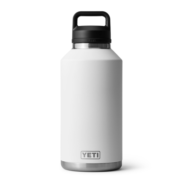 White Yeti Rambler 64 oz Water Bottle Water Bottles & Jugs | EWAGVM-526