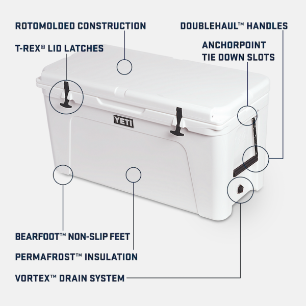 White Yeti Tundra 110 Hard Cooler Hard Coolers | EPDZBO-452