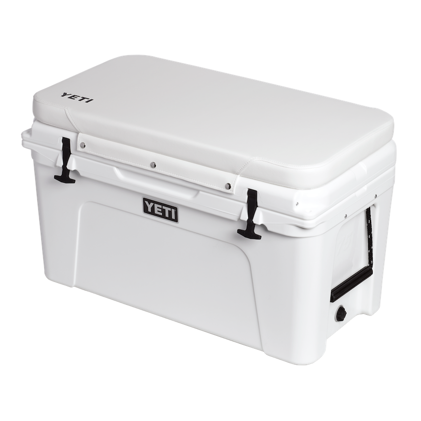 White Yeti Tundra Hard Cooler Seat Cushion In White Tundra Accessories | GMZJUB-498