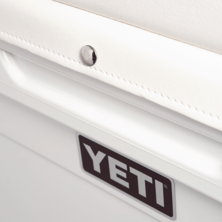 White Yeti Tundra Hard Cooler Seat Cushion In White Tundra Accessories | GMZJUB-498