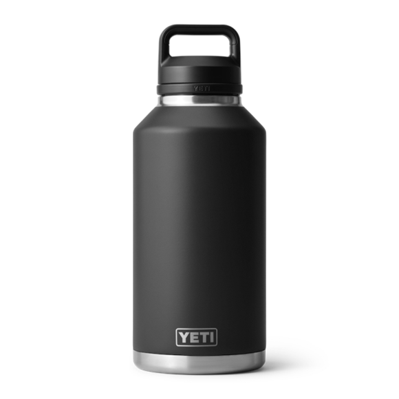 Black Yeti Rambler 64 oz Water Bottle Water Bottles & Jugs | RIFJUB-925