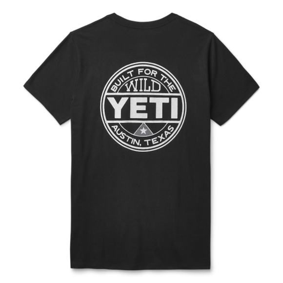 Black Yeti Women's Built For The Wild Short Sleeve T-Shirt Short Sleeve T-Shirt | ZRDJTW-815