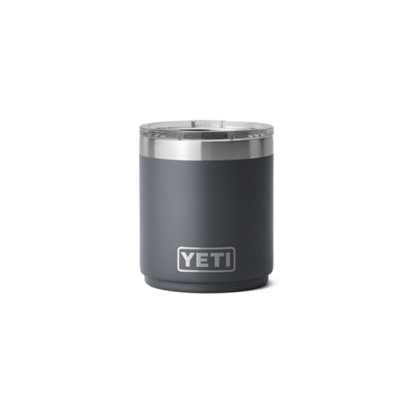 Charcoal Yeti Rambler 10 oz Stackable Lowball Beer & Barware | MUDGHZ-812