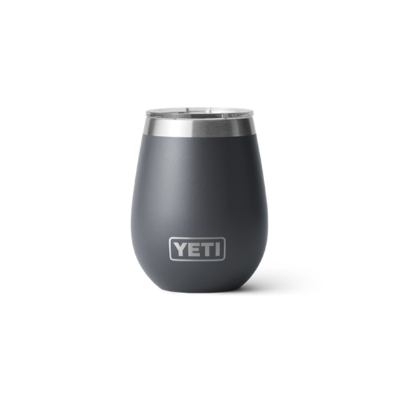 Charcoal Yeti Rambler 10 oz Wine Tumbler Beer & Barware | HOPQGW-524