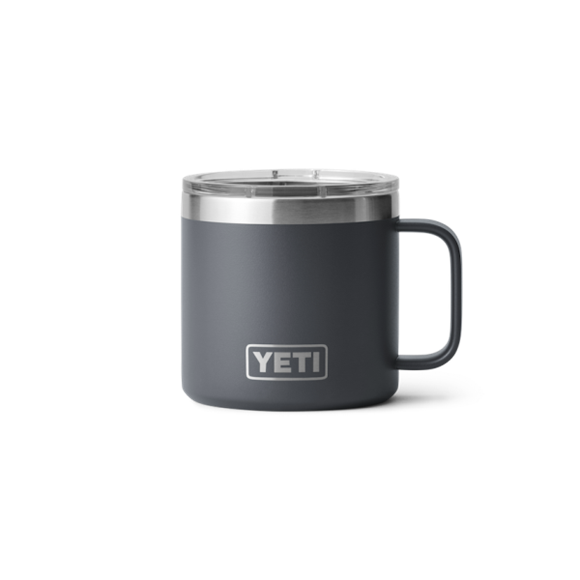 Charcoal Yeti Rambler 14 oz Mug Coffee & Mugs | HPITWX-924