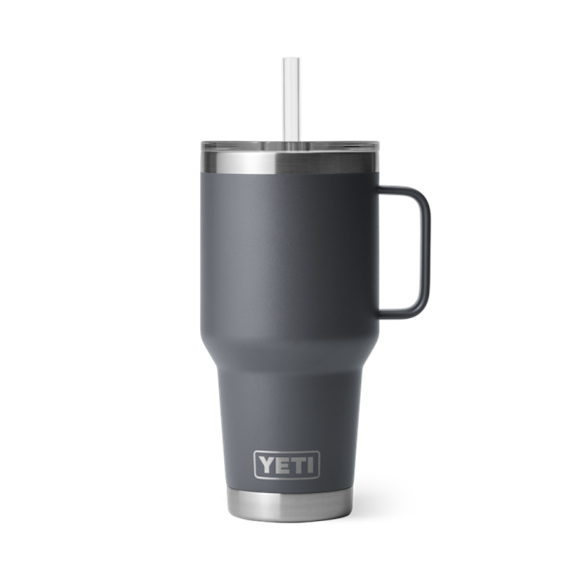 Charcoal Yeti Rambler 35 oz Mug Straw Drinkware | JCUFXQ-695