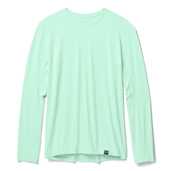 Ice Blue Yeti Crew Neck Long Sleeve Sunshirt Sunshirts | NXGOVF-805