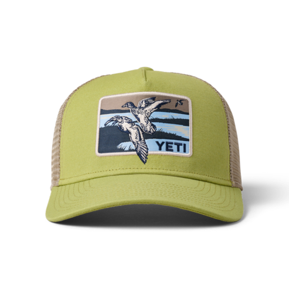 Moss Yeti Duck Scene Trucker Hat Hats | VMCRHO-149