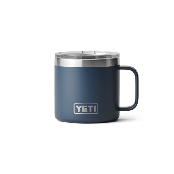 Navy Yeti Rambler 14 oz Mug Coffee & Mugs | FDMAKZ-564