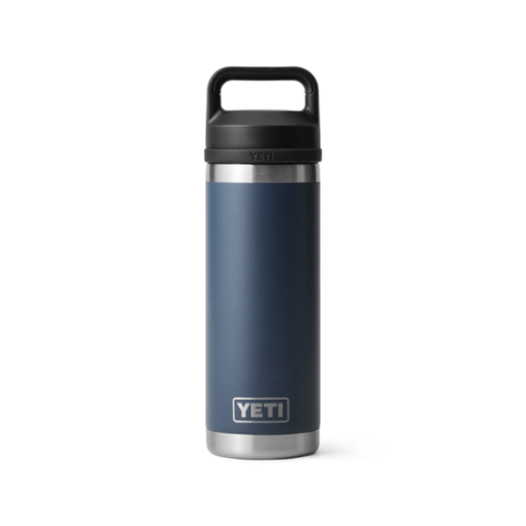 Navy Yeti Rambler 18 oz Water Bottle Water Bottles & Jugs | BXUTWL-035