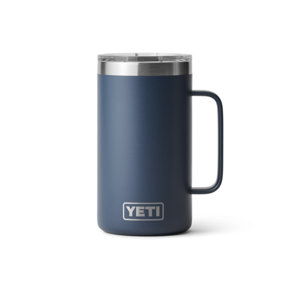 Navy Yeti Rambler 24 oz Mug Coffee & Mugs | EDNAKQ-102