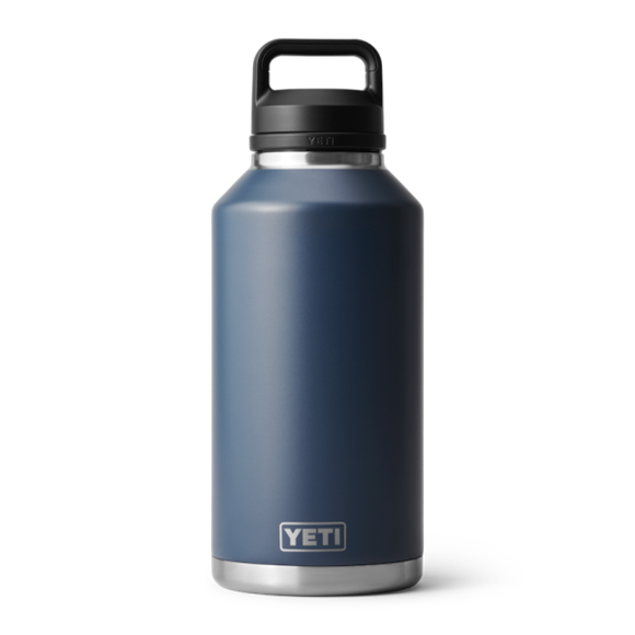 Navy Yeti Rambler 64 oz Water Bottle Water Bottles & Jugs | VYECAD-754