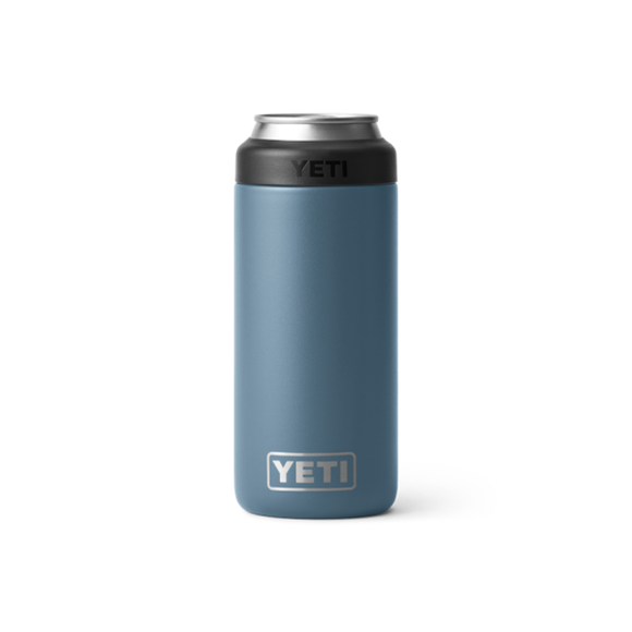 Nordic Blue Yeti Rambler 12 oz Colster Slim Can Cooler Beer & Barware | YIJTMQ-674