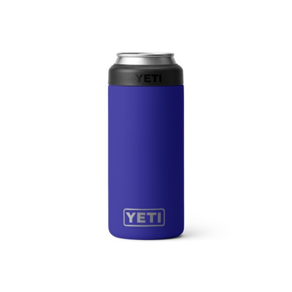 Offshore Blue Yeti Rambler 12 oz Colster Slim Can Cooler Beer & Barware | PJGMTD-706