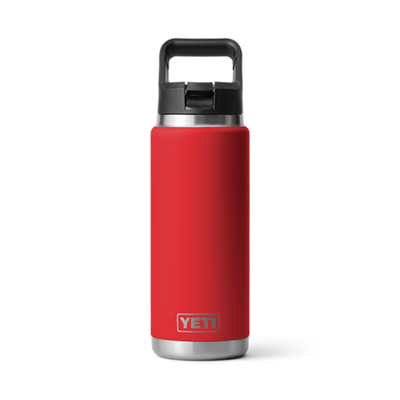 Rescue Red Yeti Rambler 26 oz Water Bottle Straw Drinkware | RDUSYE-579