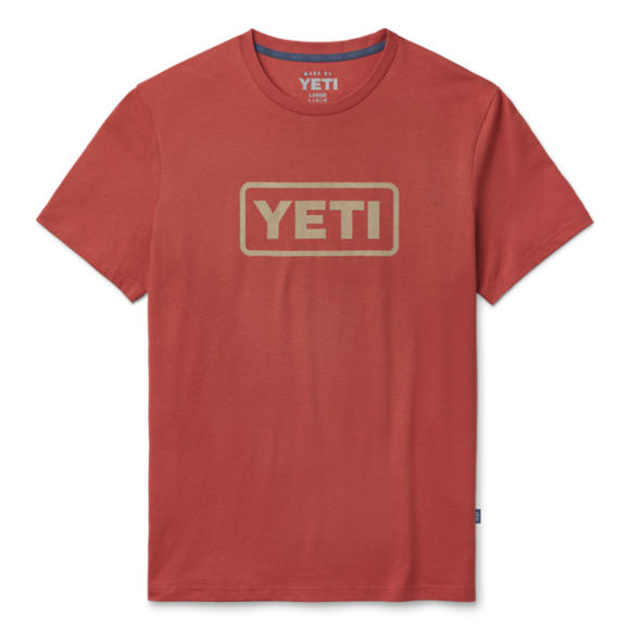 Rust Yeti Badge Logo Short Sleeve T-Shirt Short Sleeve T-Shirt | HUAJYB-376