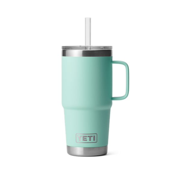 Seafoam Yeti Rambler 25 oz Mug Straw Drinkware | LQIUAS-187