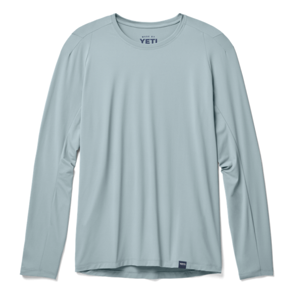 Stone Blue Yeti Crew Neck Long Sleeve Sunshirt Sunshirts | PKFWYN-047