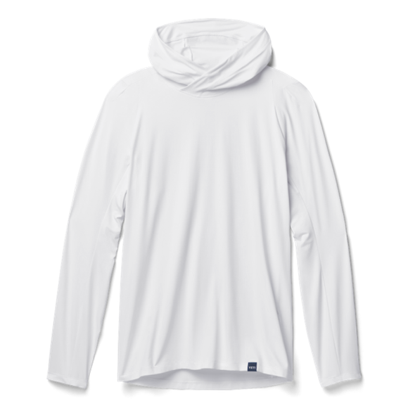 White Yeti Hooded Long Sleeve Sunshirt Sunshirts | EJVBAH-610