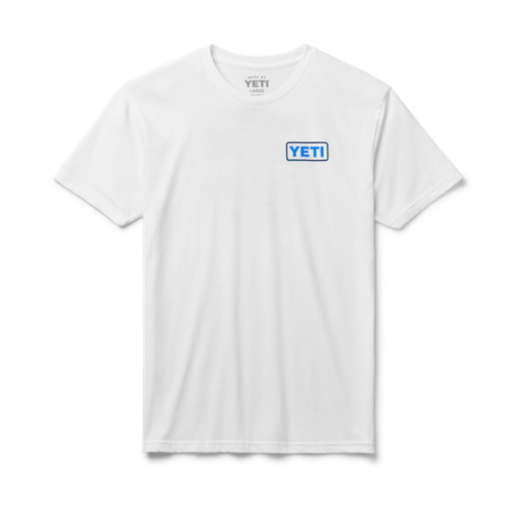 White Yeti Mountain Badge Short Sleeve T-Shirt Short Sleeve T-Shirt | LMKXOZ-410