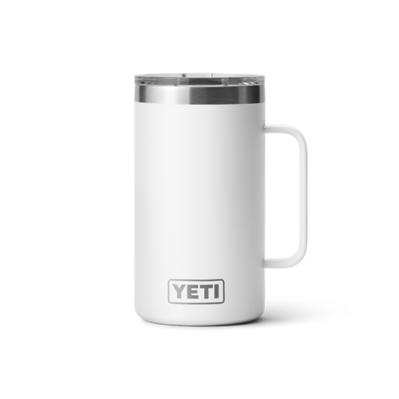 White Yeti Rambler 24 oz Mug Coffee & Mugs | MWJBLZ-059