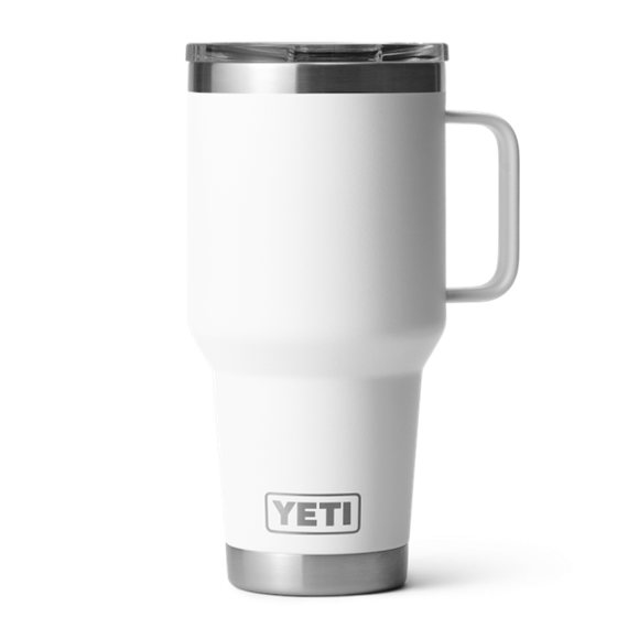 White Yeti Rambler 30 oz Travel Mug Tumblers | ELHYWM-462